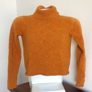 Oobe Brand 100% Shetland Wool Turtleneck Sweater